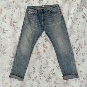 Todd Snyder Selvedge Stretch 5 Pocket Slim Denim Jeans 36x32 EUC Light Wash